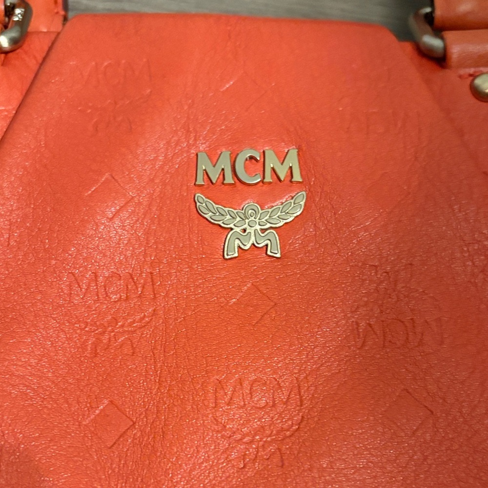 MCM 
Calfskin Ottomar Monogram Tote - Picture 13 of 16